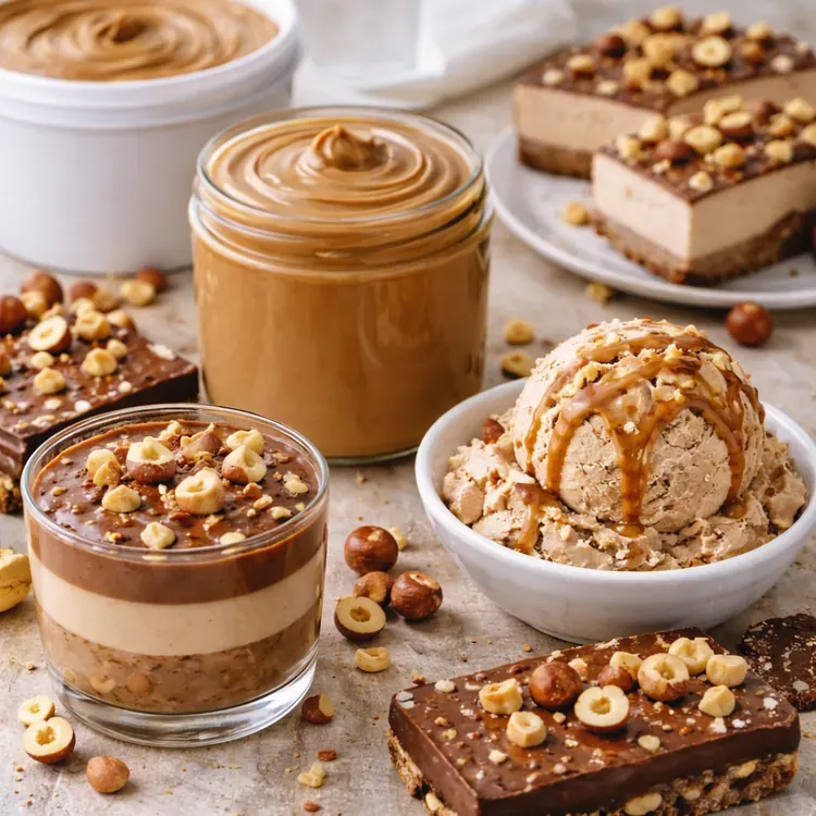 Hazelnut butter for plant-based desserts illustration