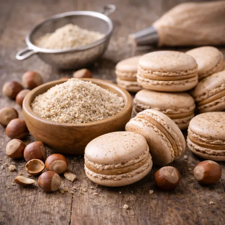 Hazelnut meal for macarons illustration